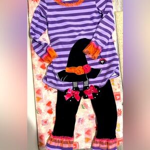 Bonnie Jean Halloween set for girls size 6.
